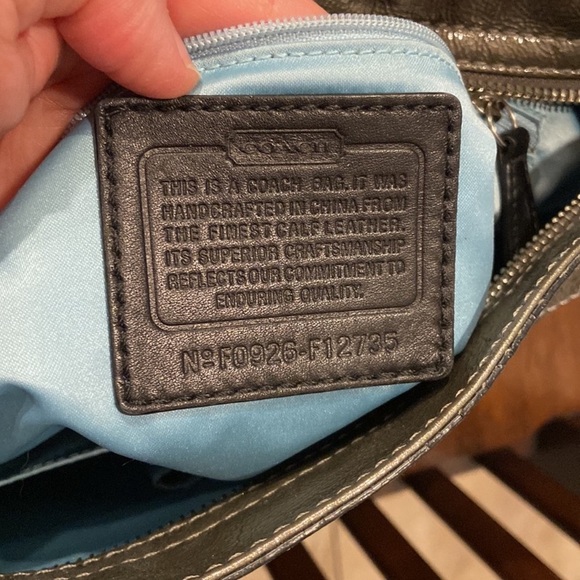 Coach Zoe Patent Leather Hobo Bag - Picture 5 of 7